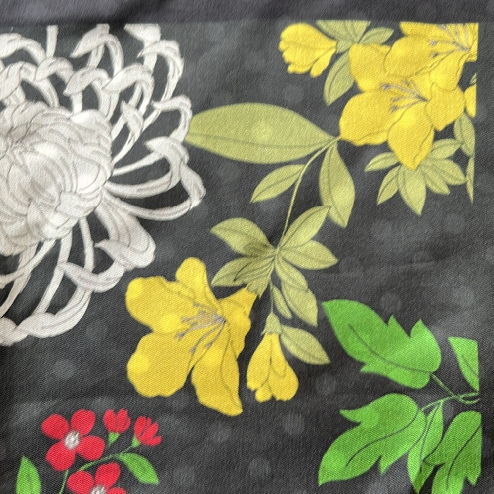 Johnny Was Akki Floral Silk Scarf - Picture 4 of 8